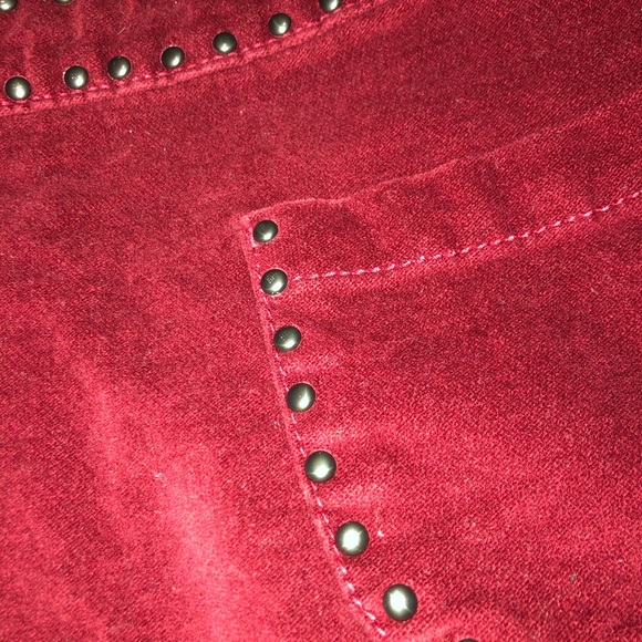 Corduroy Studded Skirt - Picture 4 of 8